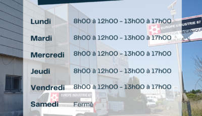 🕐 Nos horaires d'ouverture 🕐