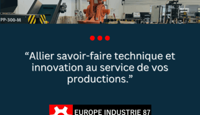 Europe Industrie 87 croit que l’industrie du bois mérite des solutions mécaniques à la hauteur de son potentiel.