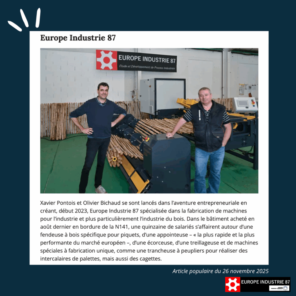 Europe Industrie 87 : Innover pour l’industrie du bois