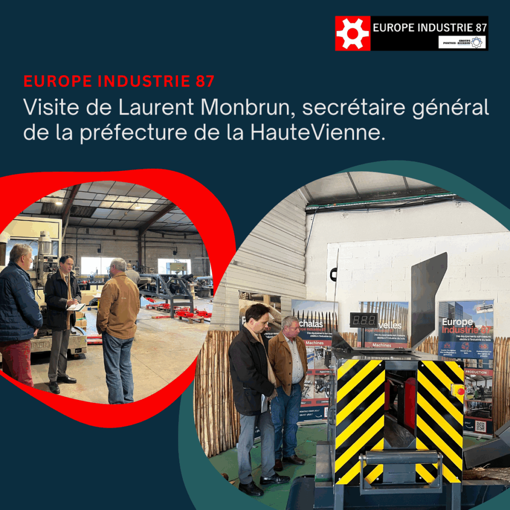 Visite institutionnelle chez Europe Industrie 87
