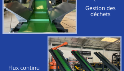Tapis évacuation des déchets - Europe Industrie