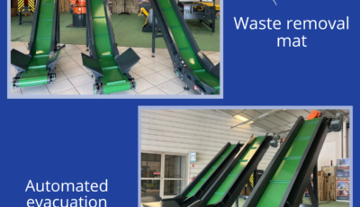 Waste removal mat 