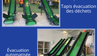 Tapis évacuation des déchets