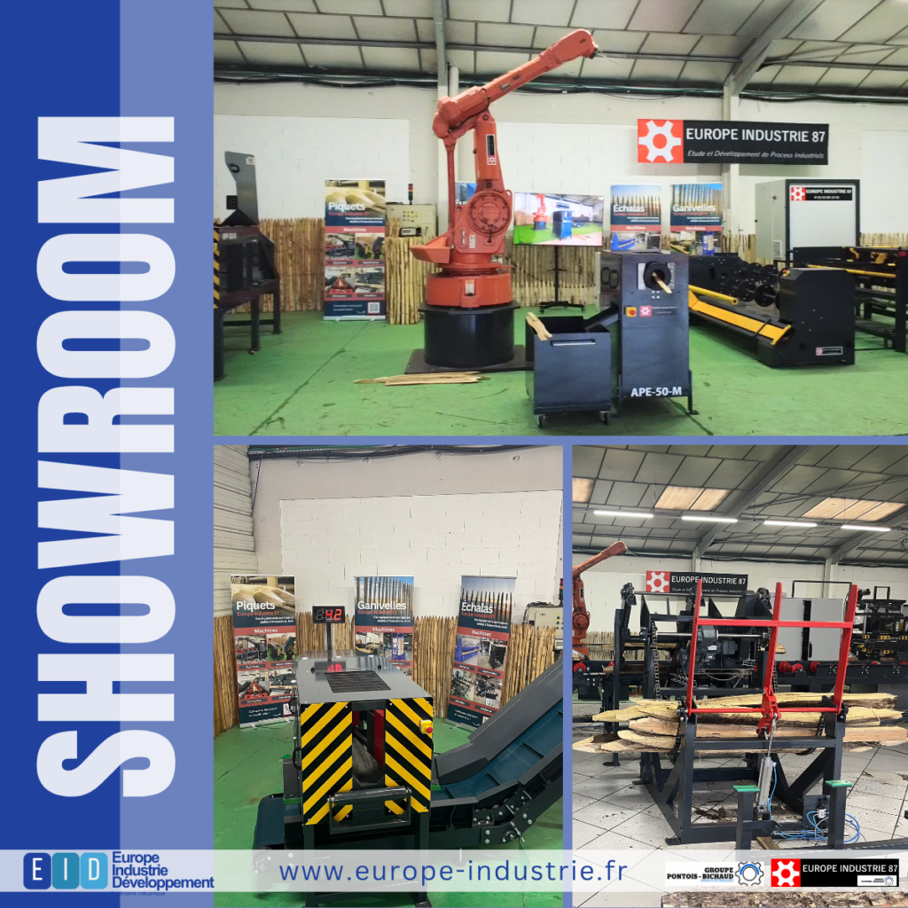 Showroom machine bois - Europe Industrie