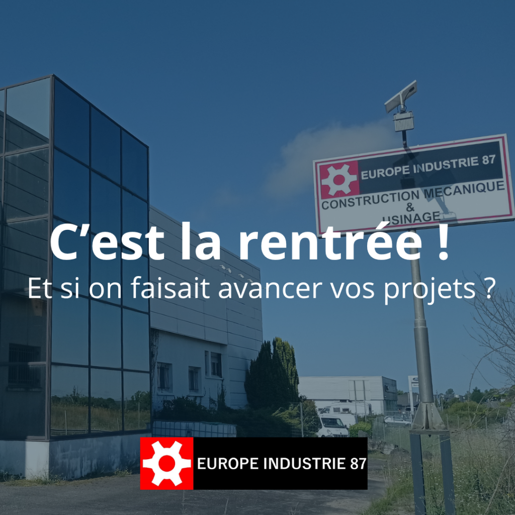 Rentrée septembre 2026 - Europe Industrie 87