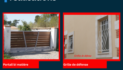 Des réalisations différentes… mais un même savoir-faire : la métallerie !